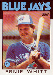 1986 Topps Baseball Cards      673     Ernie Whitt